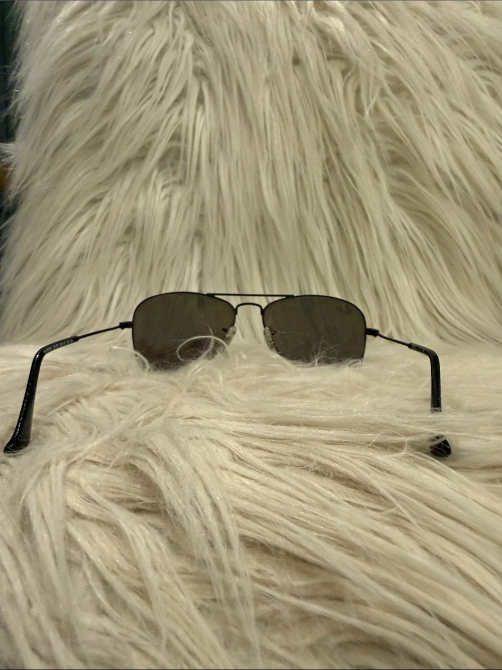 Kids size Ray-Ban Aviator Sunglasses with Blue Mirrored Lenses